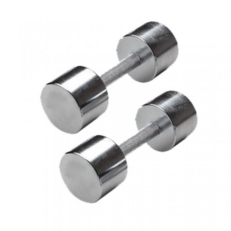 Гантели MB Barbell. MB Barbell MB-FITM-6. Гантель хромированная, 10 кг MB-FITM-10.